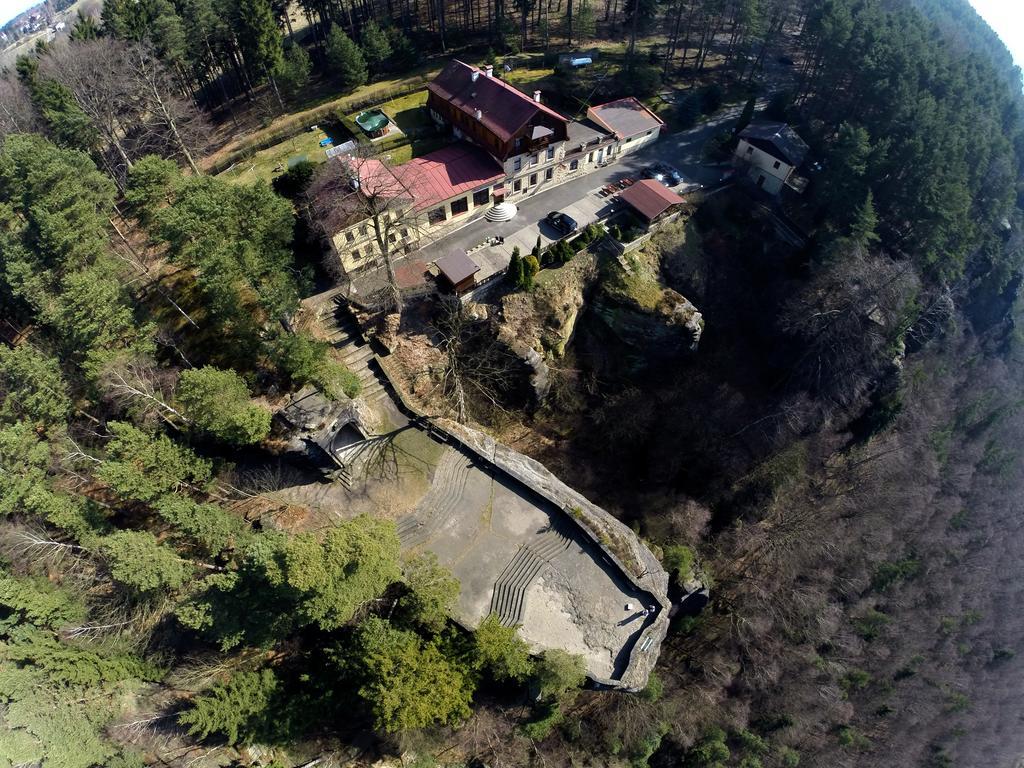 Hotel Garni Belveder Hřensko Exteriér fotografie