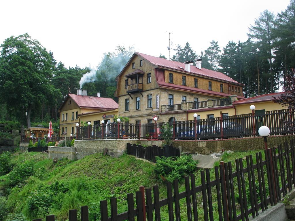 Hotel Garni Belveder Hřensko Exteriér fotografie