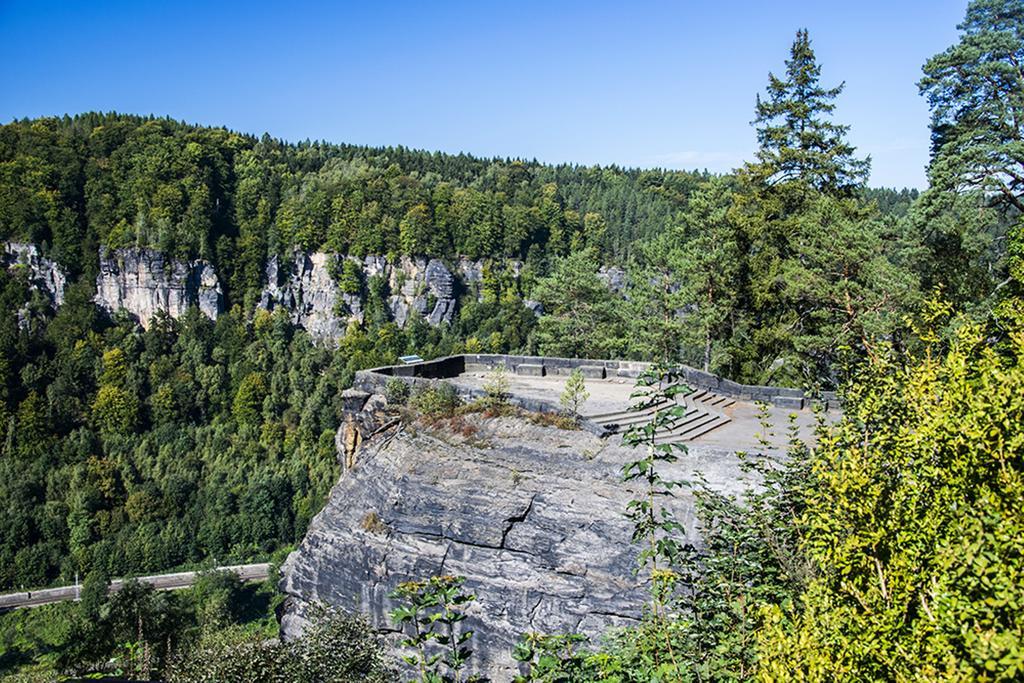 Hotel Garni Belveder Hřensko Exteriér fotografie