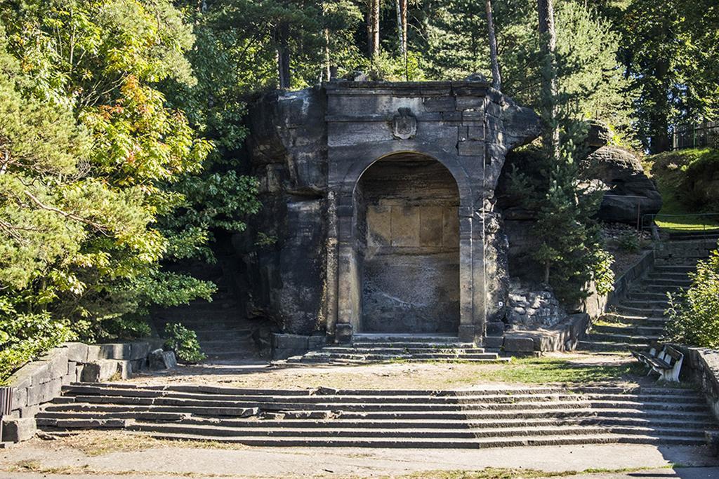 Hotel Garni Belveder Hřensko Exteriér fotografie